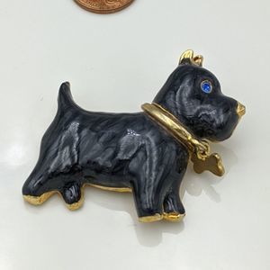 Vintage AAI Scottish Terrier Scotty Dog Brooch